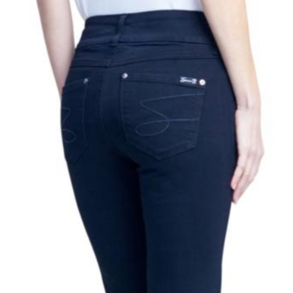 NWT Seven7 High Rise Skinny Black Tummyless - Picture 5 of 10